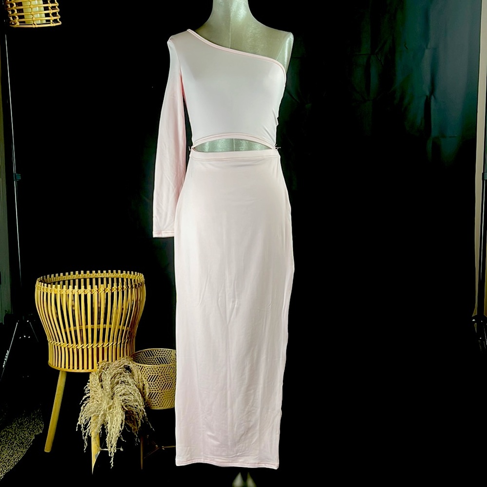 Pink Two piece skirt set